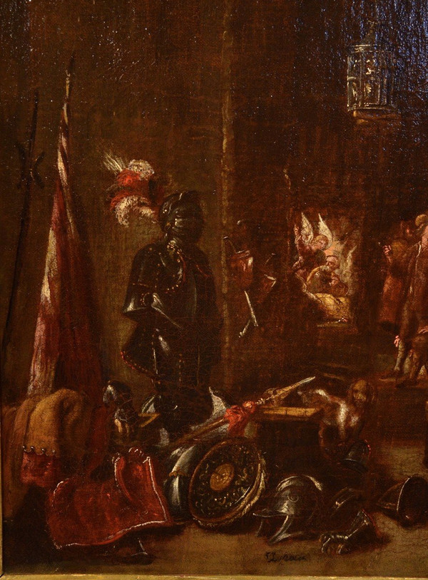 Le Corps De Garde, Atelier De David Teniers Le Jeune (Anvers 1610 - Bruxelles 1690)