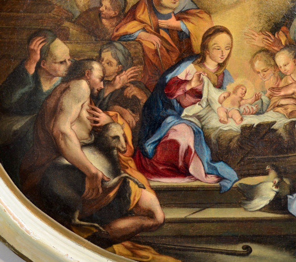 Sebastiano Conca (neapel 1680-1764), Großes Gemälde Anbetung der Hirten