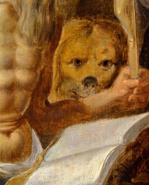 Italienisches Ölgemälde aus dem 16. Jahrhundert, 'St. Hieronymus' Umkreis Von Prospero Fontana
