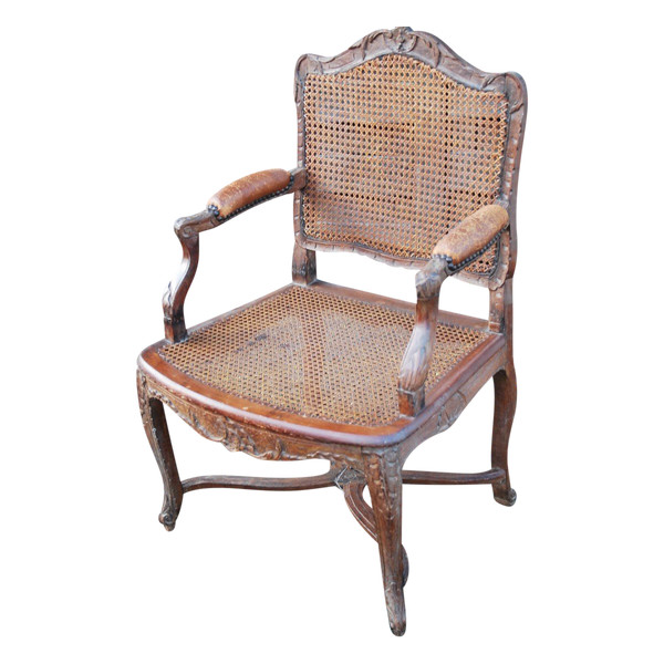 Bürosessel aus Rohrgeflecht aus der Regency-Zeit