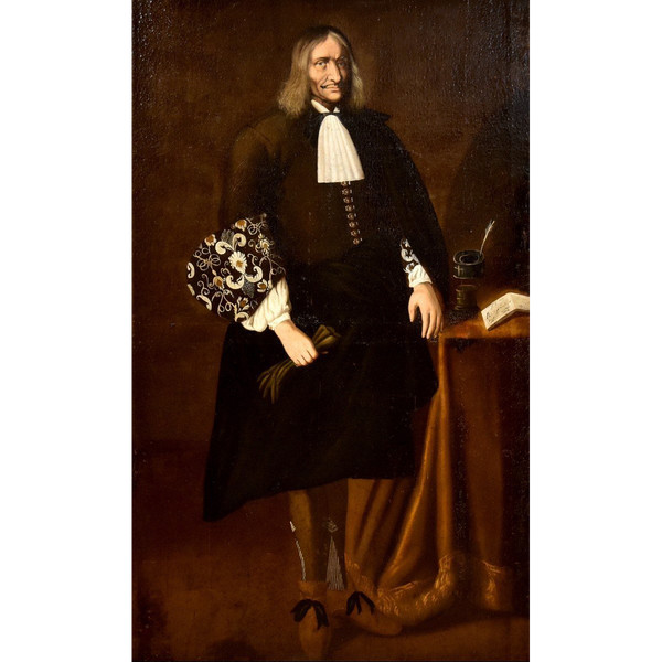 Full-length Portrait Of Giacomo Pesenti, Carlo Ceresa (bergamo 1609 - 1679) Attributable