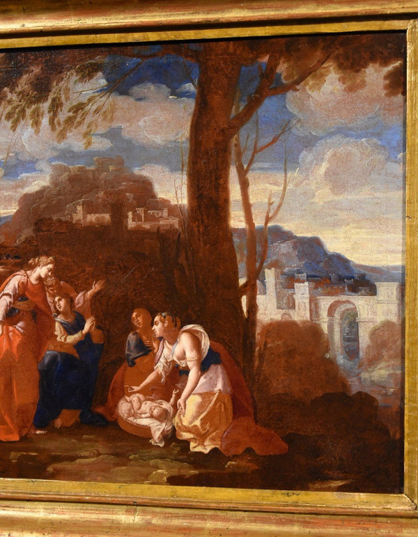 Mosè salvato dalle acque, Nicolas Poussin (Les Andelys 1594 - Roma 1665) Bottega