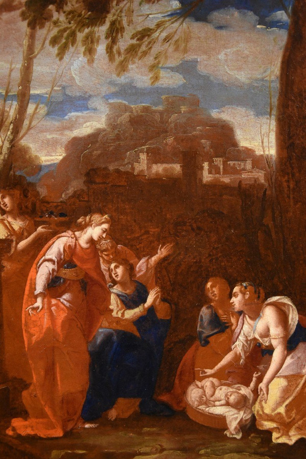 Mosè salvato dalle acque, Nicolas Poussin (Les Andelys 1594 - Roma 1665) Bottega