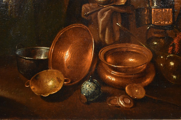 Der Apotheker, Giovanni Domenico Valentino (Rom 1630 - Imola 1708), Signiert Mit Dem Monogramm G.d.v