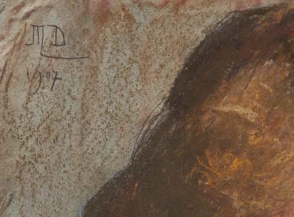 Marguerite DUBOIS de PACÉ, Ritratto di giovane donna dai capelli rossi e dagli occhi azzurri