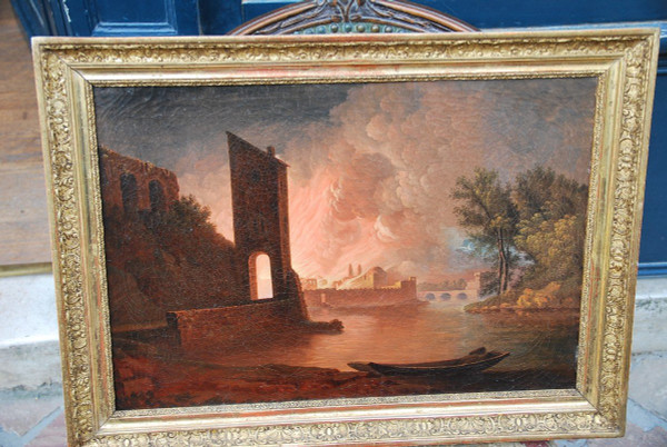 Volaire dopo, L'incendio di Smirne, fine del XVIII secolo