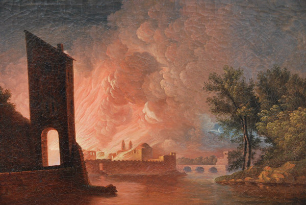 Volaire dopo, L'incendio di Smirne, fine del XVIII secolo