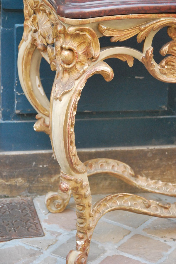 Louis XV Period Carved Wood Console