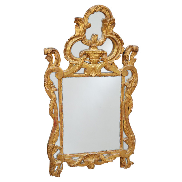 Miroir En Bois Doré D époque Louis  XV, Provence XVIIIe siècle