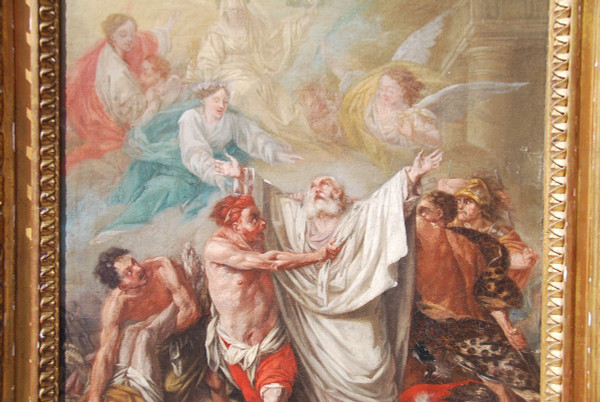 Martyre De Saint Denis, école XVIIIe siècle Suiveur De Van Loo