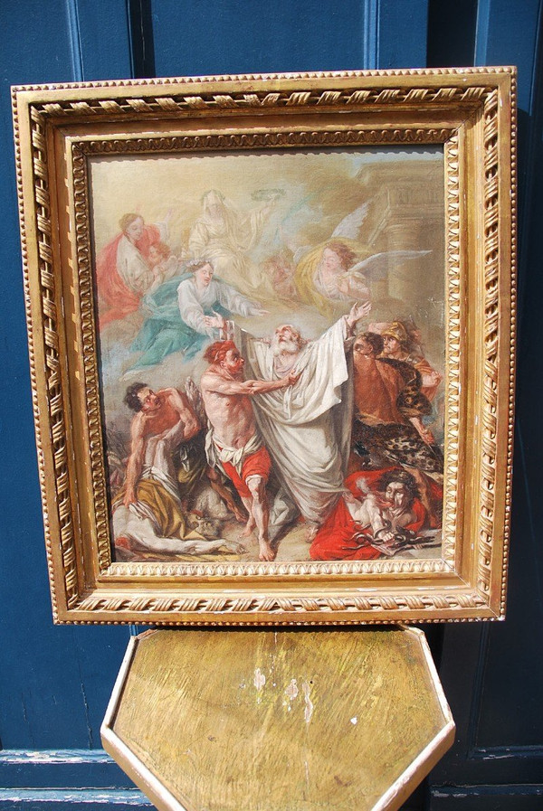 Martyre De Saint Denis, école XVIIIe siècle Suiveur De Van Loo