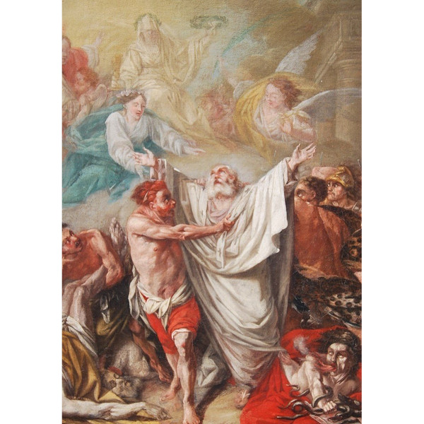 Martyre De Saint Denis, école XVIIIe siècle Suiveur De Van Loo