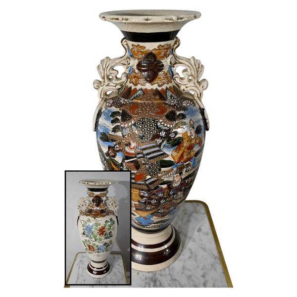 Important Vase Balustre en Porcelaine, Japon – XXe