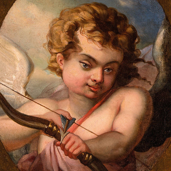 Cupido che scocca la sua freccia, Scuola francese del Settecento