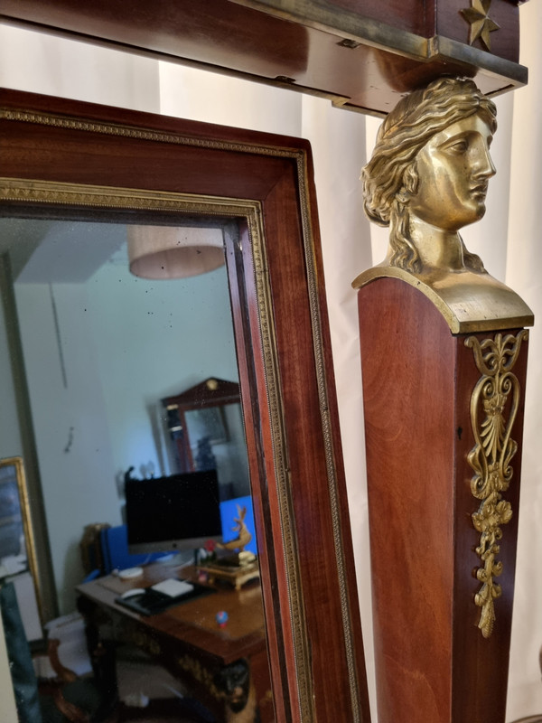 Époque Consulat, psyché attribuée à Jacob Frères, fin XVIIIème - début XIXème siècle.