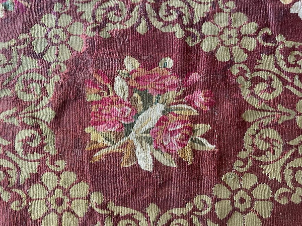 Tappeto Aubusson d'epoca Carlo X, 1825 circa.