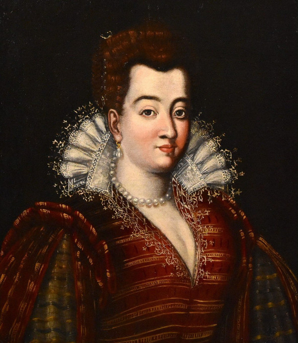 Porträt Der Großherzogin Bianca Cappello, Scipione Pulzone Dit Il Gaetano (1544 - 1598)
