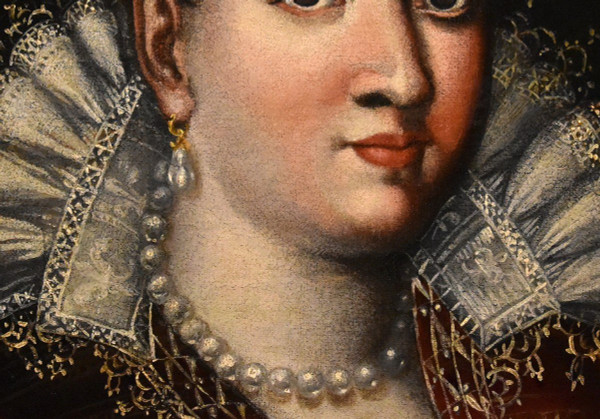 Porträt Der Großherzogin Bianca Cappello, Scipione Pulzone Dit Il Gaetano (1544 - 1598)