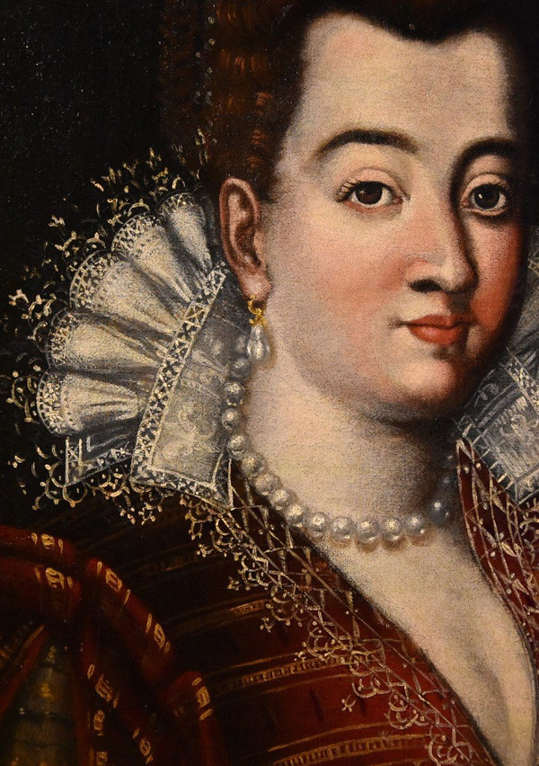 Porträt Der Großherzogin Bianca Cappello, Scipione Pulzone Dit Il Gaetano (1544 - 1598)