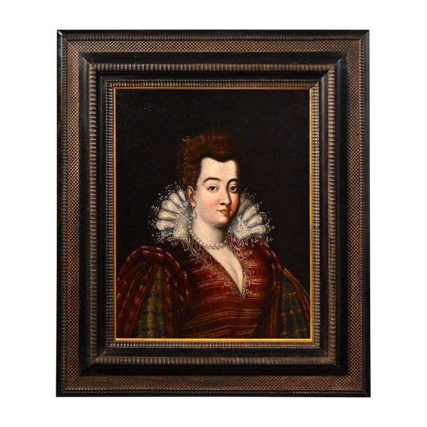 Porträt Der Großherzogin Bianca Cappello, Scipione Pulzone Dit Il Gaetano (1544 - 1598)