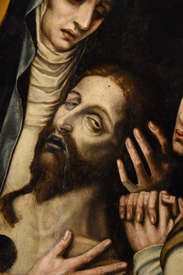 La Pietà With Saint John, Luis De Morales, Called 'el Divino' (badajoz 1509 - 1586) workshop Of