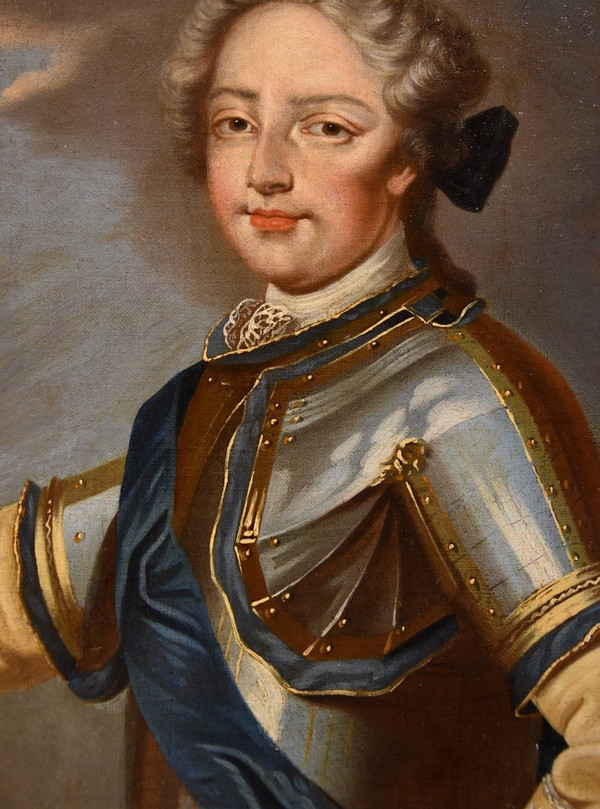 König Ludwig XV. von Frankreich mit Königingemahlin Maria Leszczyńska und Pierre Gobert (1662–1744)