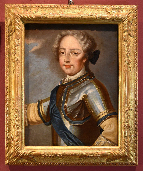 König Ludwig XV. von Frankreich mit Königingemahlin Maria Leszczyńska und Pierre Gobert (1662–1744)