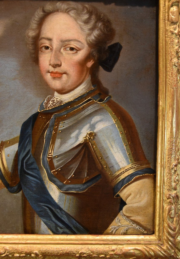 König Ludwig XV. von Frankreich mit Königingemahlin Maria Leszczyńska und Pierre Gobert (1662–1744)