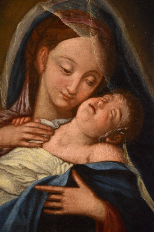 Die Jungfrau mit dem Kind, Giovan Battista Salvi Il Sassoferrato (1609 - 1685) Nachfolger De