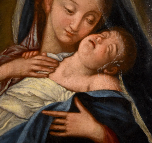Die Jungfrau mit dem Kind, Giovan Battista Salvi Il Sassoferrato (1609 - 1685) Nachfolger De