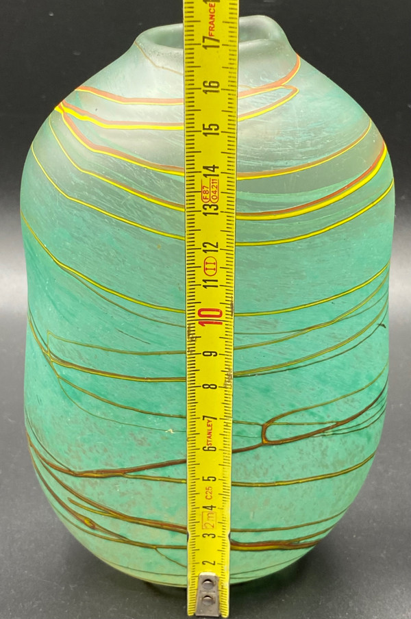 GLASS PASTE VASE