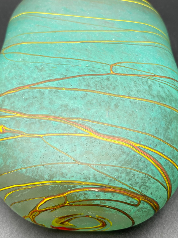 GLASS PASTE VASE