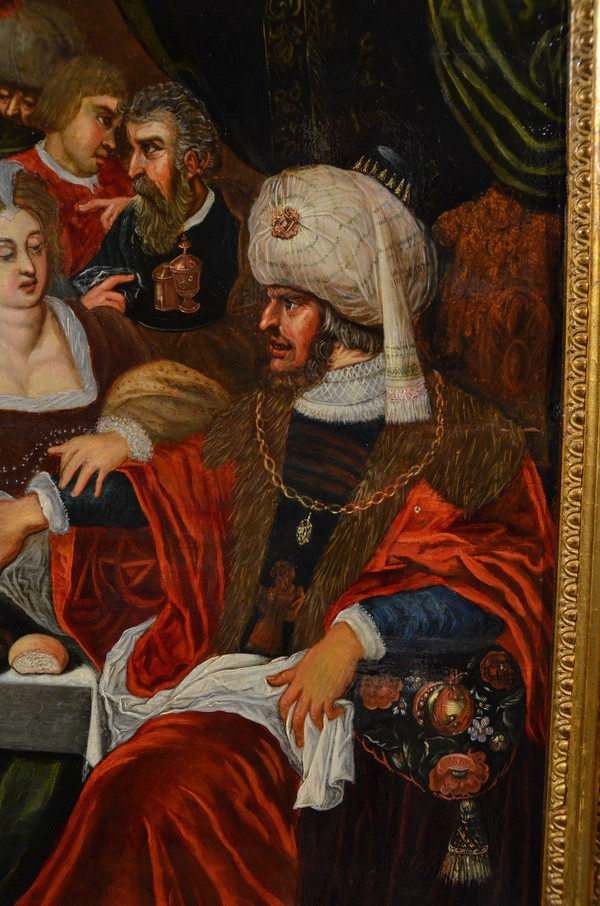Gaspar van den Hoecke (Anversa, 1585 – 1648) Il banchetto di Erode