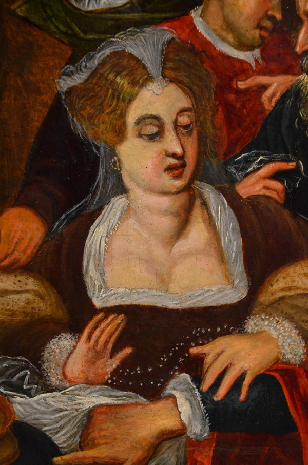 Gaspar van den Hoecke (Anversa, 1585 – 1648) Il banchetto di Erode