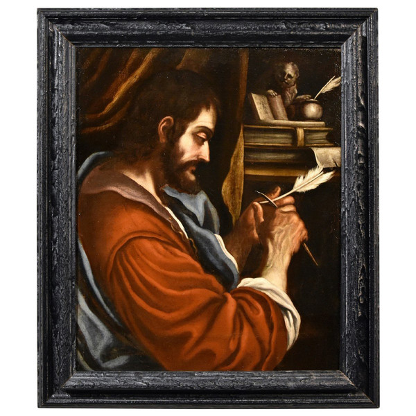 Saint Marc l'Evangéliste, Bartolomeo Gennari (cento, 1594 - Bologne, 1661) Attribuable à