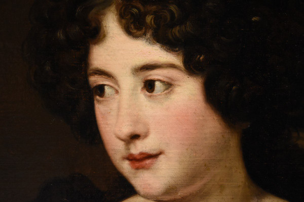 Portrait Of The Young Ortensia Mancini, Jacob Ferdinand Voet (antwerp 1639 - Paris 1689)