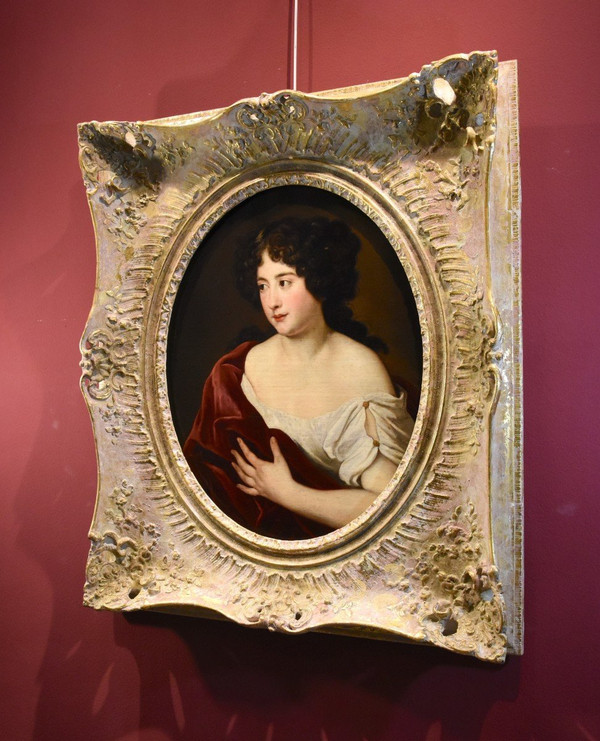 Portrait Of The Young Ortensia Mancini, Jacob Ferdinand Voet (antwerp 1639 - Paris 1689)