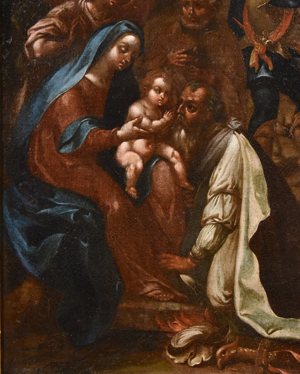 l'Adoration Des Mages, Jan Van Der Straet, Dit Giovanni Stradano (bruges 1523 - Florence 1605)