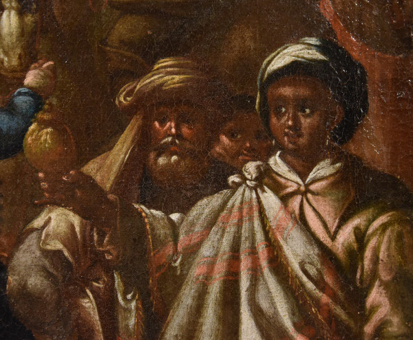 l'Adoration Des Mages, Jan Van Der Straet, Dit Giovanni Stradano (bruges 1523 - Florence 1605)