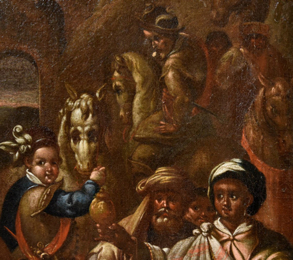 l'Adoration Des Mages, Jan Van Der Straet, Dit Giovanni Stradano (bruges 1523 - Florence 1605)