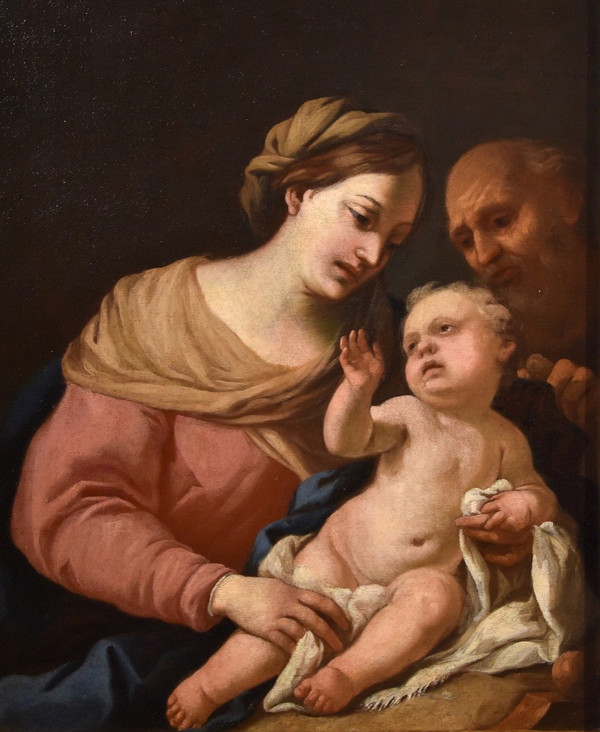 Die Heilige Familie, Domenico Piola (Genua 1627-1703) Umkreis