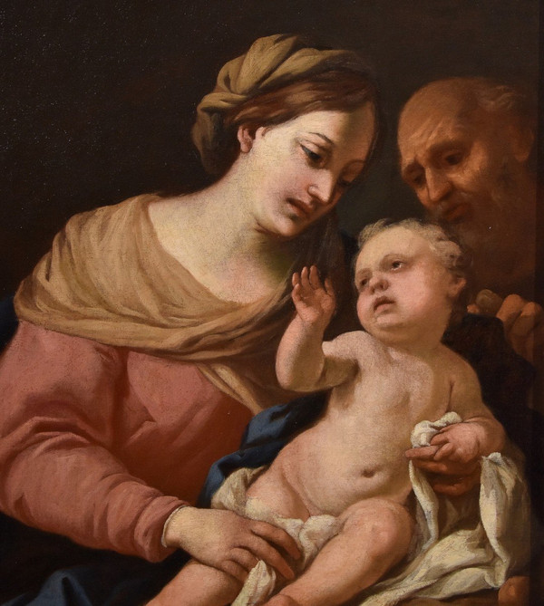 Die Heilige Familie, Domenico Piola (Genua 1627-1703) Umkreis
