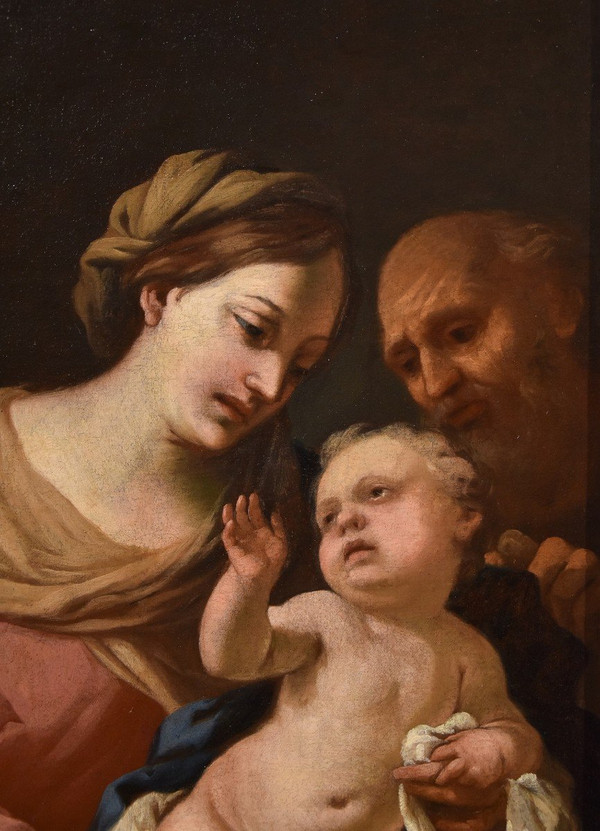 Die Heilige Familie, Domenico Piola (Genua 1627-1703) Umkreis