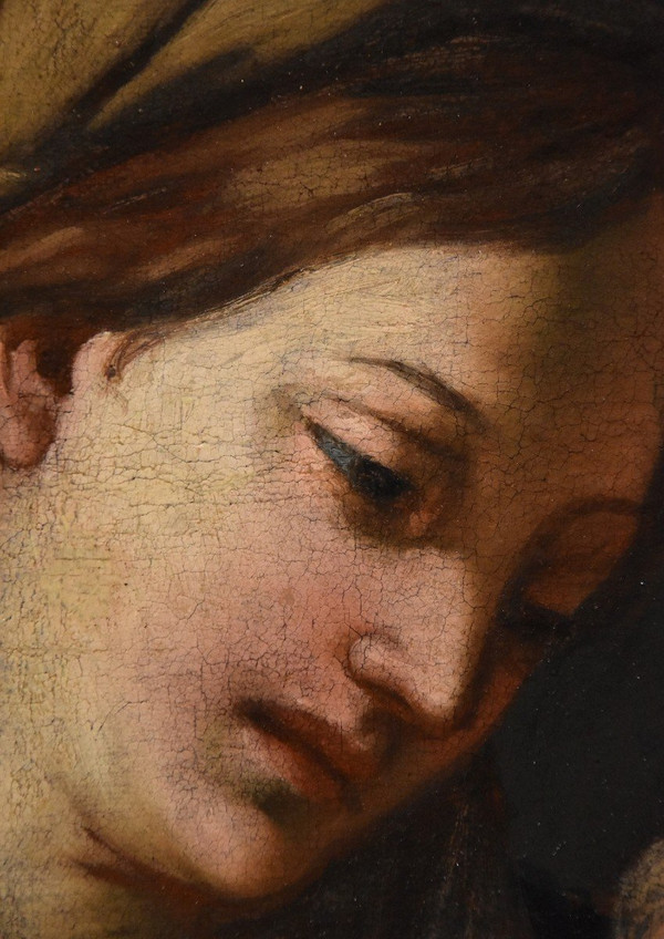 Die Heilige Familie, Domenico Piola (Genua 1627-1703) Umkreis