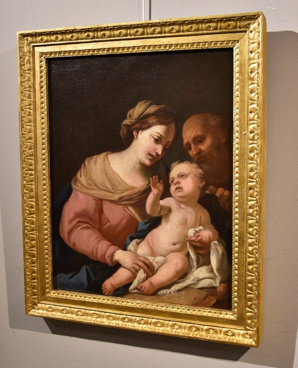 Die Heilige Familie, Domenico Piola (Genua 1627-1703) Umkreis