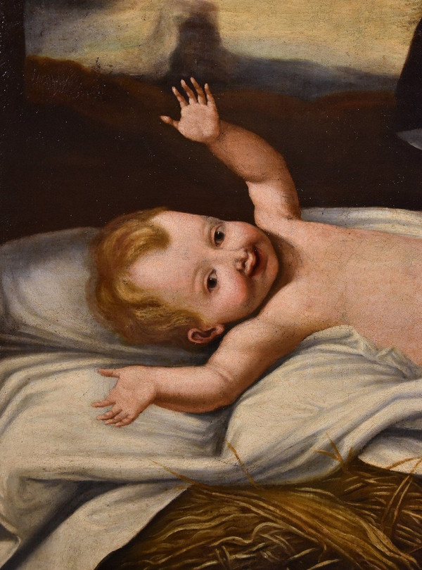Enfant Jésus, Peintre Lombard Actif Au XVIIe Siècle