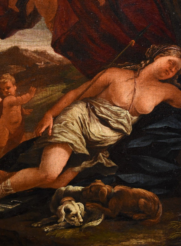 Le Repos De Diane, Guillaume Courtois Dit "il Borgognone" (Saint Hippolyte 1626 - Rom 1679)