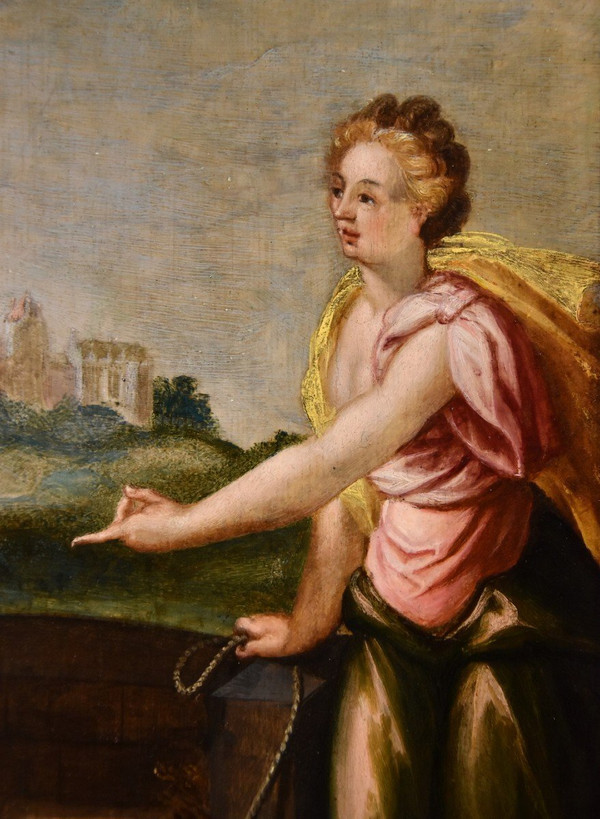 Christus Und Die Samariterin, Ludovico Pozzoserrato (Antwerpen 1550 - Treviso 1605)