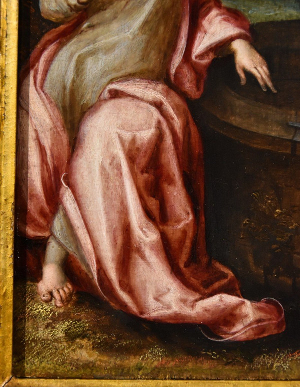 Christus Und Die Samariterin, Ludovico Pozzoserrato (Antwerpen 1550 - Treviso 1605)