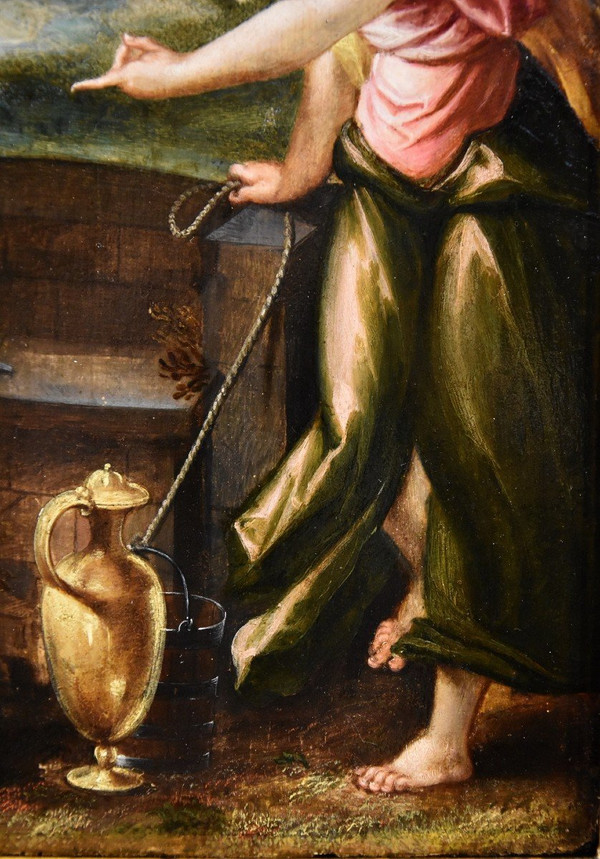 Christus Und Die Samariterin, Ludovico Pozzoserrato (Antwerpen 1550 - Treviso 1605)